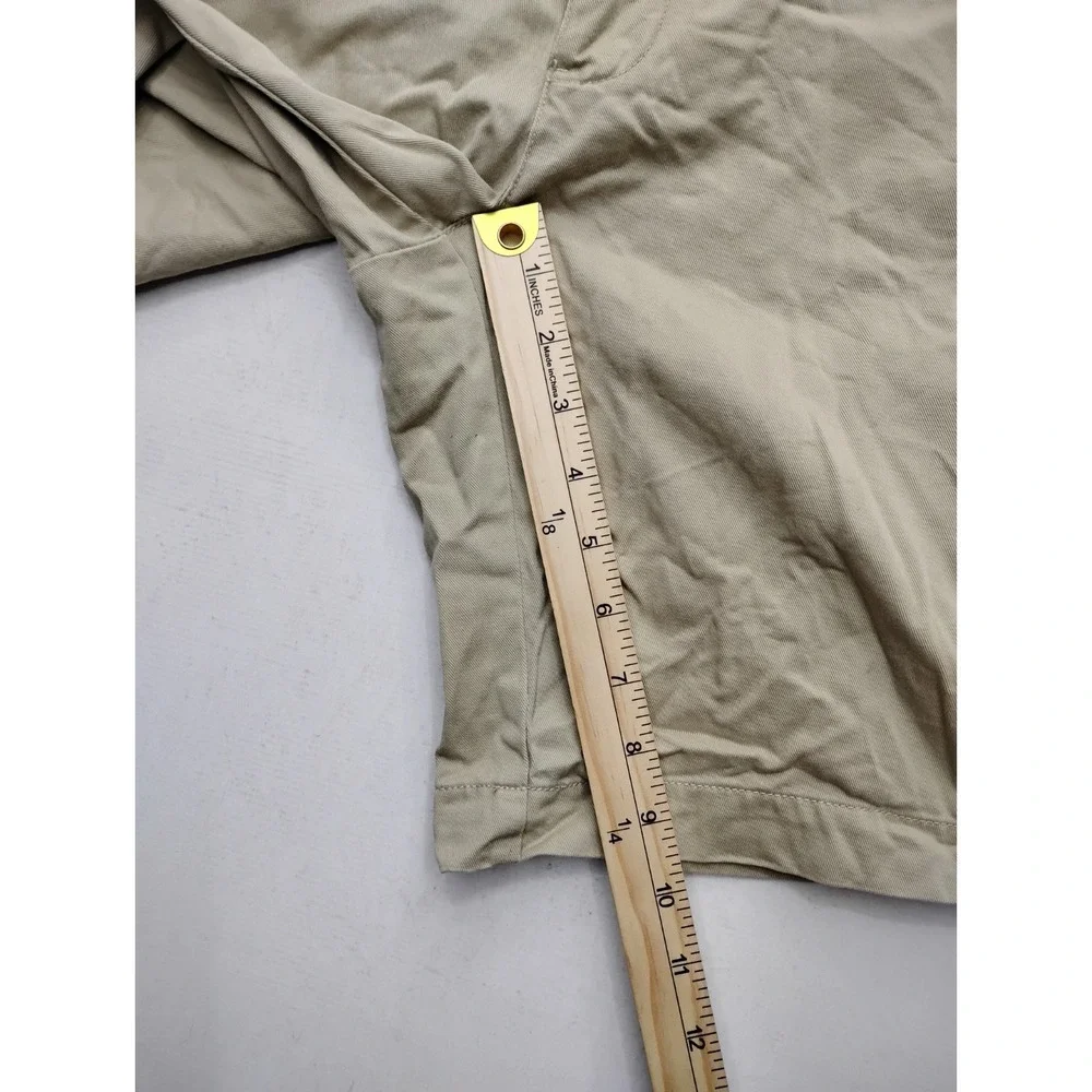 Polo Ralph Lauren‎ Prospect Beige Cotton Chino Shorts Flat Front Mens 33 10in